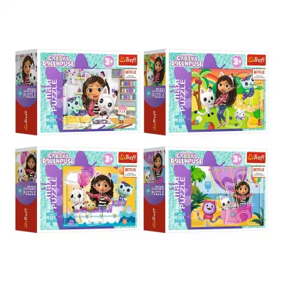 Puzzle 20 el. miniMAXI Kolorowy dzie� Gabby 56041 Trefl
