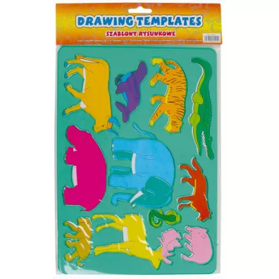Starpak Szablon plastikowy Zwierzaki 164367