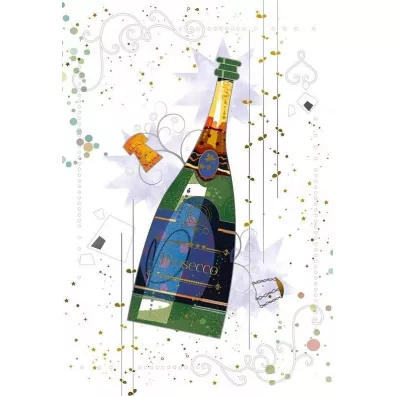 DaVinci Karnet + koperta Prosecco 12x18cm