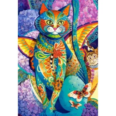 Puzzle 1500 el. Kocia fiesta Castorland