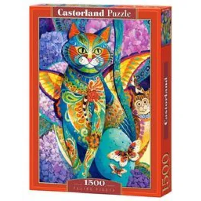 Puzzle 1500 el. Kocia fiesta Castorland