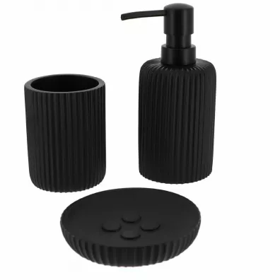 Tendance Komplet azienkowy Issard Black Czarny