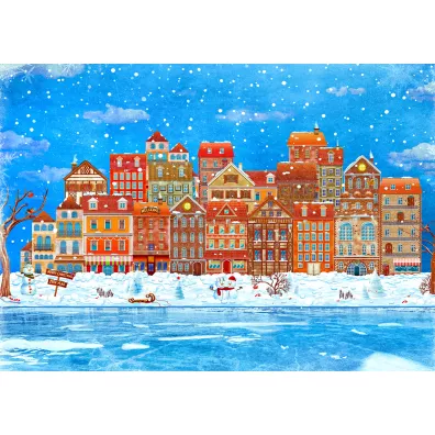 Puzzle 1000 el. Gotowi na �wi�ta Enjoy