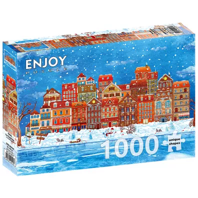 Puzzle 1000 el. Gotowi na �wi�ta Enjoy