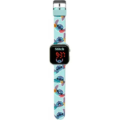 Zegarek LED z kalendarzem Stitch LAS4039