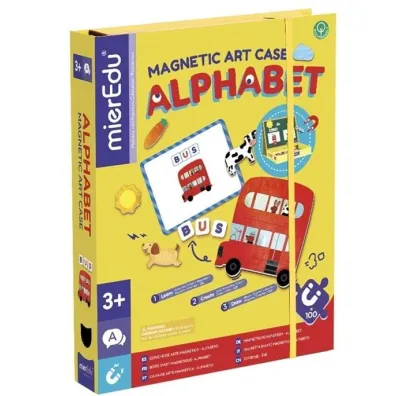Puzzle magnetyczne Art Case Alfabet mierEdu