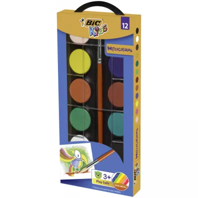 Bic Farby akwarelowe 12 kolor�w