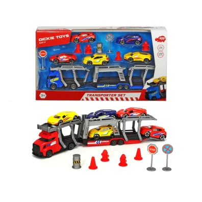 CITY Zestaw z lawetą i autami, 30 cm Dickie Toys CITY Zestaw z lawetą i autami, 30 cm Dickie Toys