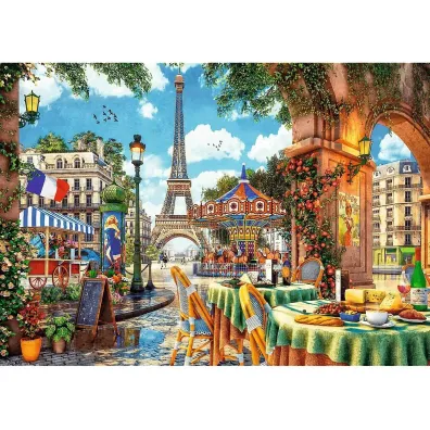Puzzle 1000 el. Paryski poranek Trefl