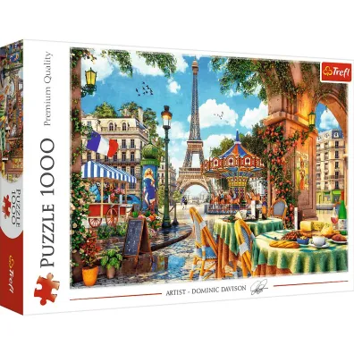Puzzle 1000 el. Paryski poranek Trefl