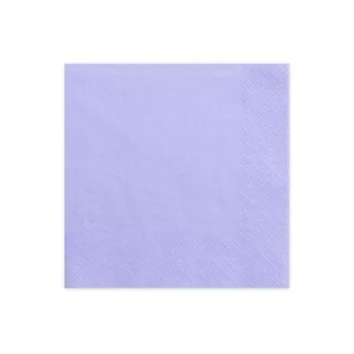PartyDeco Serwetki tr�jwarstwowe liliowe 33x33cm