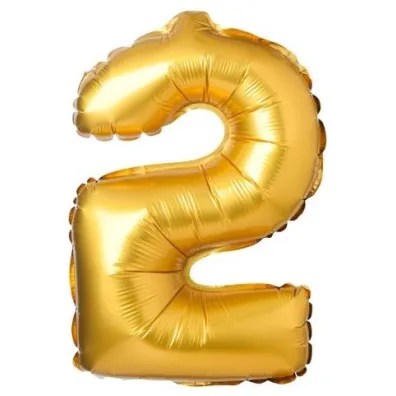 Arpex Balon foliowy matowy z�oty 2 69cm
