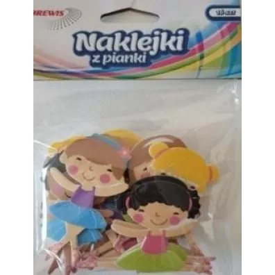 Brewis Naklejki z pianki taniec 16 szt.
