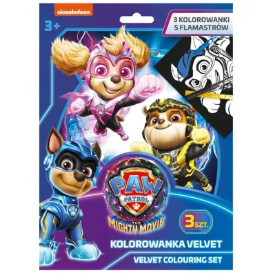 Zestaw kolorowanek z flamastrami 8 el. Psi Patrol
