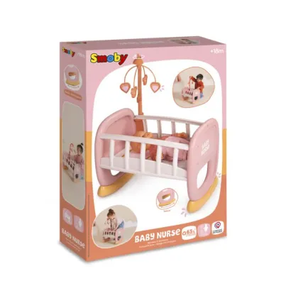 Smoby Baby Nurse Ko�yska z karuzelk�