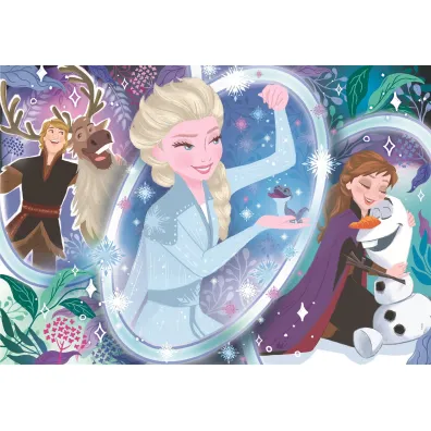 Puzzle 104 el. SuperColor. Frozen 2 Clementoni
