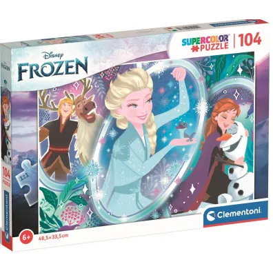 Puzzle 104 el. SuperColor. Frozen 2 Clementoni