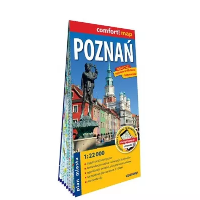 Pozna� plan miasta 1:22 000 laminat 2023