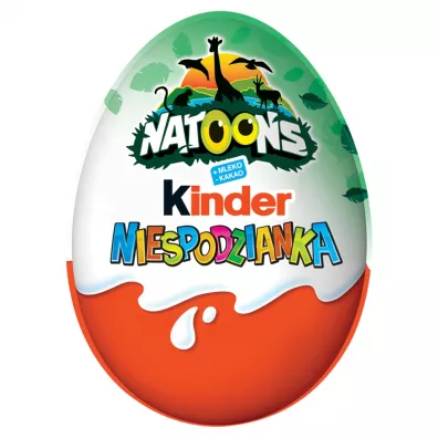 Kinder Niespodzianka S�odkie jajko z niespodziank� pokryte czekolad� mleczn� 20 g