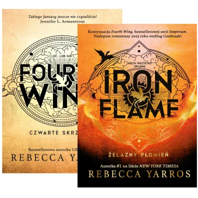 Pakiet Empireum. Tomy 1-2: Fourth Wing. Czwarte Skrzyd�o, Iron Flame. �elazny p�omie� - Rebecca Yarros