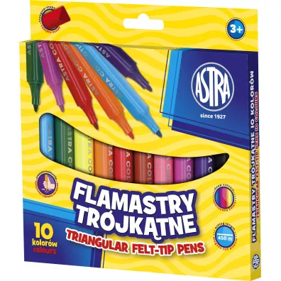 Astra Flamastry tr�jk�tne jumbo 10 szt.