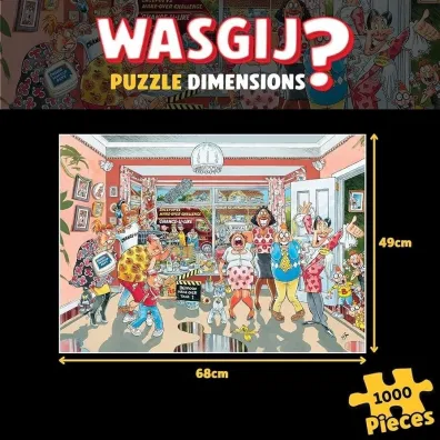 Puzzle 1000 Wasgij Jumbo Retro metamorfoza Tm Toys
