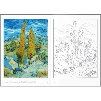 Vincent van Gogh. Zeszyt do kolorowania