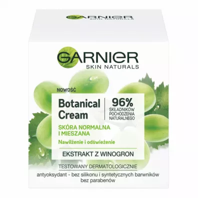Garnier Botanical Cream nawilajcy krem do twarzy skra normalna i mieszana 50 ml