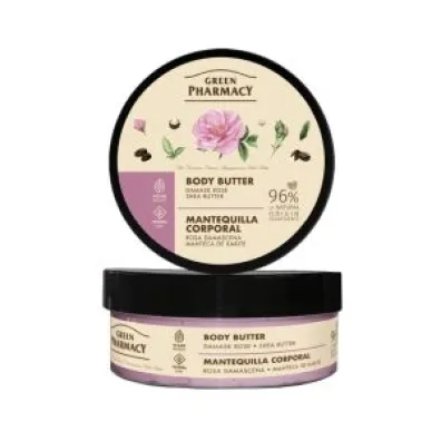 Green Pharmacy Mas�o do cia�a R�a damasce�ska i Mas�o shea 200 ml