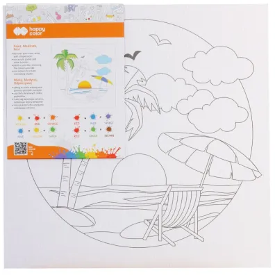 Podobrazie bawe�niane Pejza� 25x25cm HAPPY COLOR