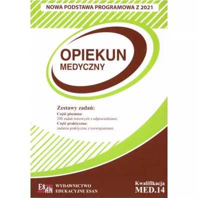 Egzamin zawodowy. Opiekun medyczny kw. MED.14 - El�bieta Iwona Ma�ek, Puci�owska, Tamara Dzierma�ska