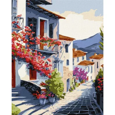 Ideyka Malowanie po numerach - Miasteczko 40x50cm