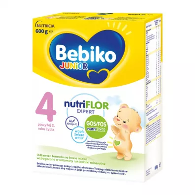 Bebiko Junior 4 Odywcza formua na bazie mleka dla dzieci powyej 2. roku ycia 600 g