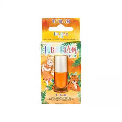 Lakier do paznokci Tubi Glam pomaraczowy perowy Tuban