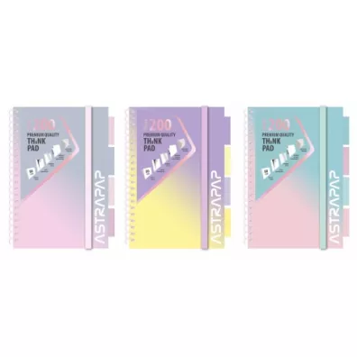 Astra Ko�ozeszyt A5 Ombre Pastel kratka 200 kartek
