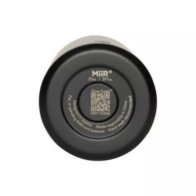 MiiR Climate+ Wide Mouth Bottle Czarna Butelka termiczna 590 ml