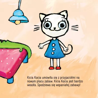 Kicia kocia na placu zabaw