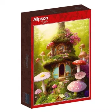 Puzzle 1000 Dom z grzybw Alipson