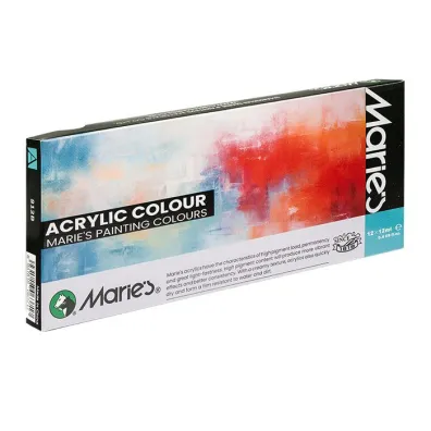 Kw Trade Farby akrylowe Maries 12ml x 12 kolor�w