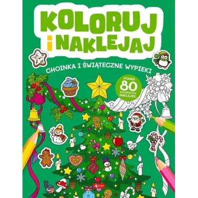 Choinka i �wi�teczne wypieki. Koloruj i naklejaj