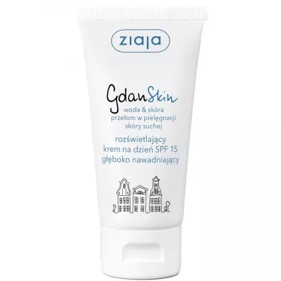 Ziaja GdanSkin SPF15 rozwietlajcy krem na dzie gboko nawadniajcy 50 ml