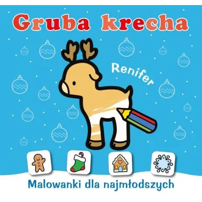 Renifer. Gruba krecha