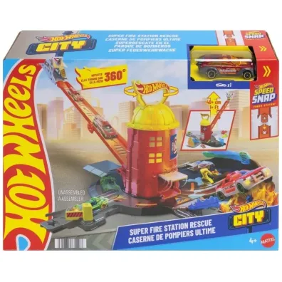 Hot Wheels City Super Remiza stra�acka Mattel