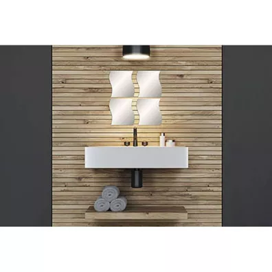 Tendance Lustra samoprzylepne Levi Waves 4 szt.