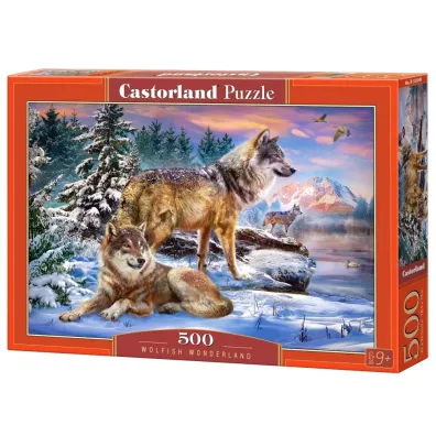 Puzzle 500 el. Wilcza kraina Castorland