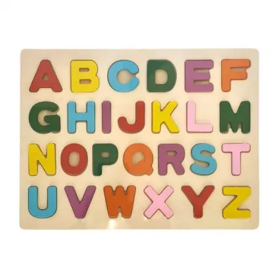 Alfabet drewniany Du�e litery MCD
