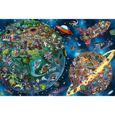 Puzzle 100 el. Wspania�a Rodzina Treflik�w