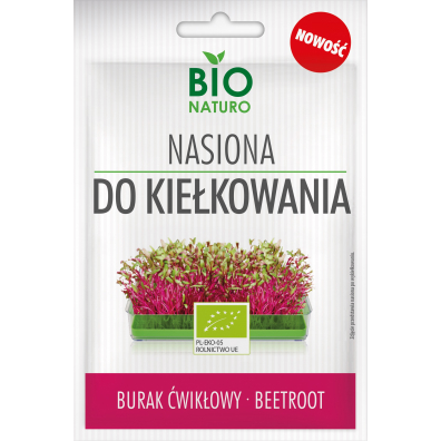 BIOnaturo Nasiona do kiełkowania Burak ćwikłowy 10 g Bio