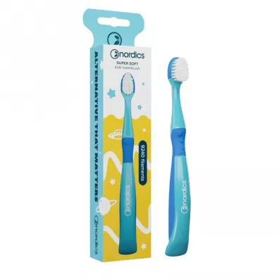 Nordics Szczoteczka do z�b�w dla dzieci 9240 super mi�kka niebieska syrenka