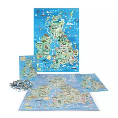 Puzzle 1000 el. Wielka Brytania i Irlandia Bopster